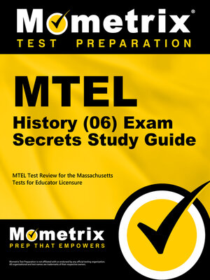 cover image of MTEL History (06) Exam Secrets Study Guide